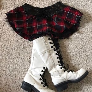 Lip Service Mini Punk Skirt